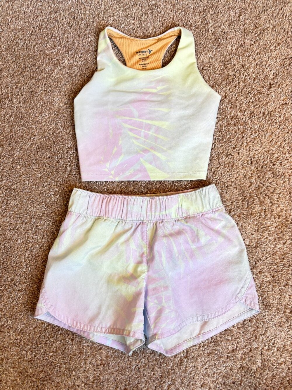 Girls XS (Size 5) Old Navy Athletic Matching Tank/Shorts Set